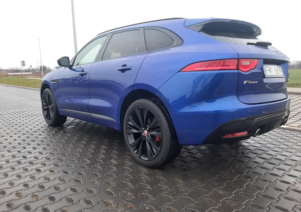 Jaguar F-Pace cena 149900 przebieg: 66895, rok produkcji 2018 z Miastko małe 529